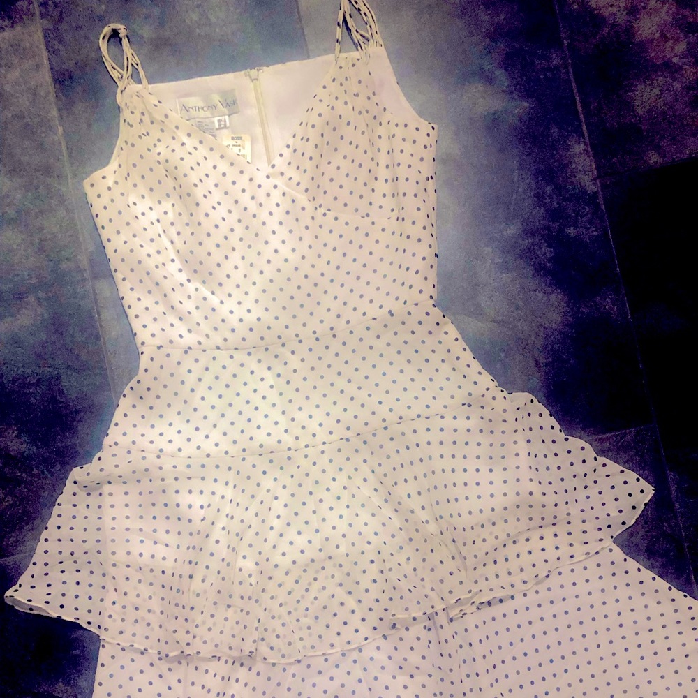 Cute polka dot layered dress